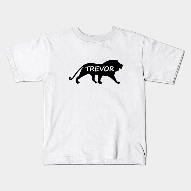 Trevor Lion Kids T-Shirt by gulden